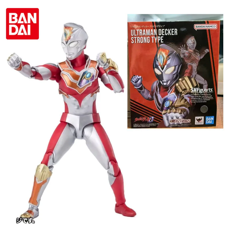 

Фигурки героев аниме Bandai S.H. Фигуртс SHF Decker Ultraman, игрушки для мальчиков и девочек, подарок для детей