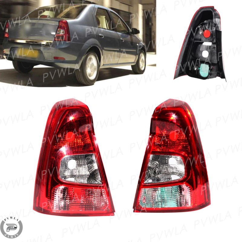 Tail Lights Brake Lamp Without Bulbs For Renault Dacia Logan 2008 2009 2010 2011 2012 Rear Light Tail Lamp