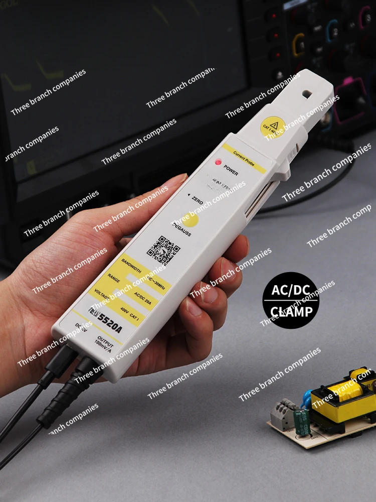 High Bandwidth Oscilloscope Electric Current Probe Universal AC/DC Current Waveform Measuring Sensor