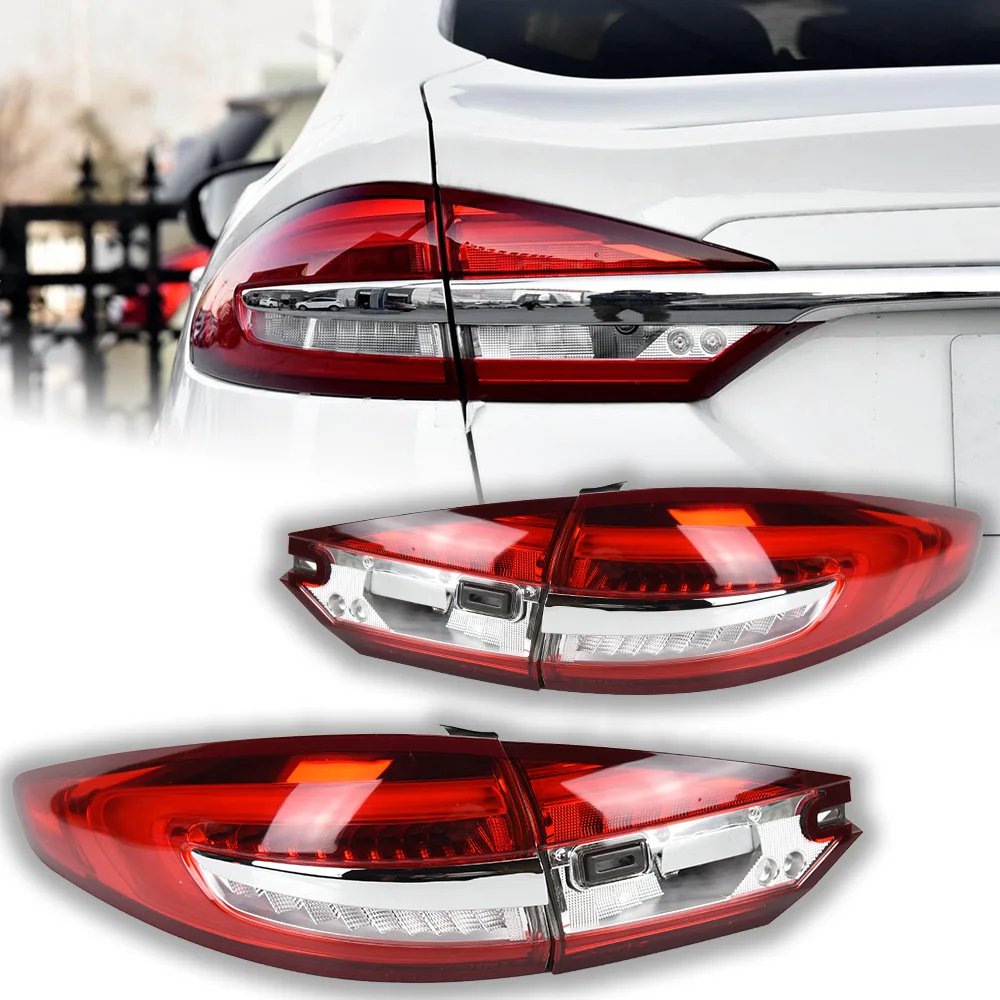 Car Lights for Ford Mondeo Led Tail Lamp 2013-2020 Fusion Signal Tail Light Animation Rear Stop Brake Reverse Auto Accessories