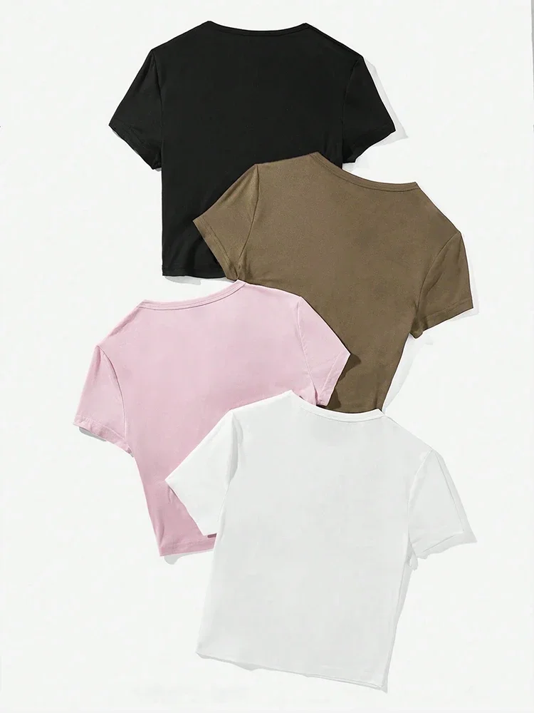 Die Goonies est 1985 sagen nie sterben Frauen T-Shirt Slim Fit Mode T-Shirt Sommer elastische Kleidung eng anliegende coole kurze T-Shirt