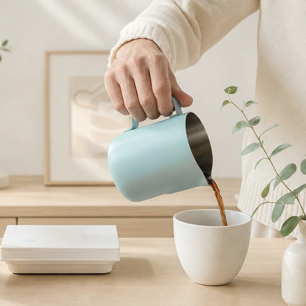 Stainless Steel Milk Frothing  - Barista Milk Jug 评论和价格
