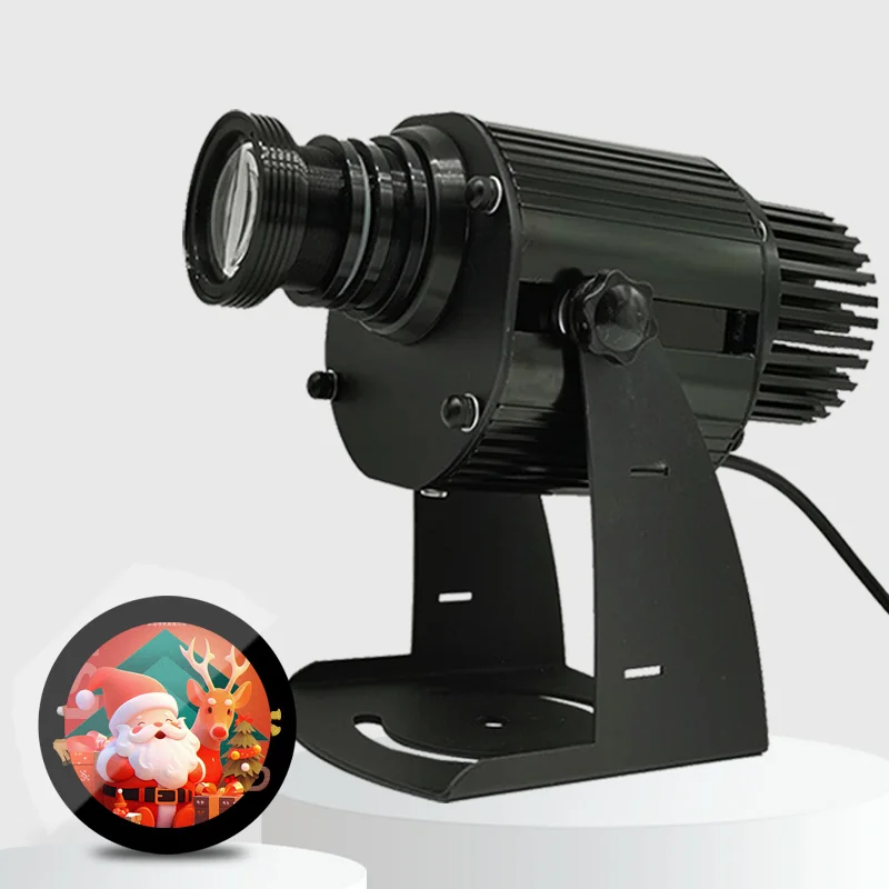 

Hot sell QX Outdoor 80W Waterproof Rating Ip65 Wedding Welcome Light Sign Image Christmas Gobo Advertising Projector