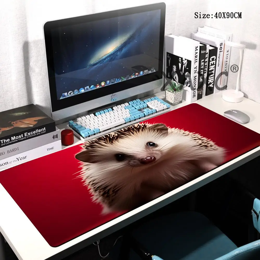 

HYBXAXC Little hedgehog Mouse Pad E-sports gaming mouse pad oversized personalized desk pad keyboard mouse pad