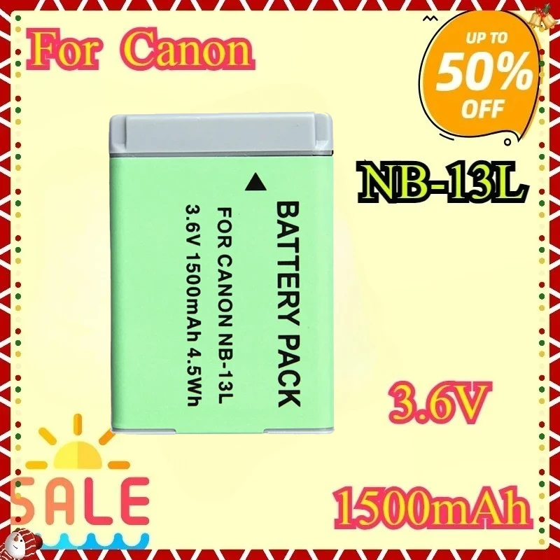 

For Canon PowerShot G5X G7X G9X G7X Mark II SX620 HS SX720 SX730 HS G9X Mark II SX740 HS New NB13L NB-13L Replaceable Battery