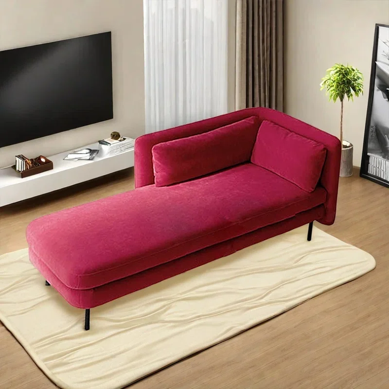 

Italian light luxury living room chaise longue lazy sofa recliner Nordic modern bedroom beauty couch balcony chaise longue