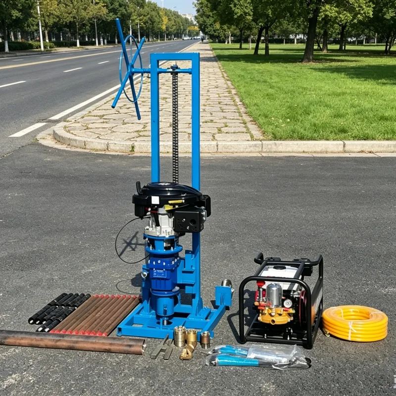 Customized Backpack Core Drilling Rig, Drilling Equipment, Rock and Soil Sampling Drilling Rig for Plateau and Mountain Areas