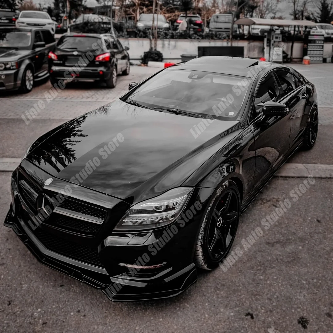 

Front Bumper Splitter Lip For Mercedes Benz CLS Class W218 C218 X218 AMG-Line 2011-2018 Diffuser Spoiler Guard Body Kit Tuning