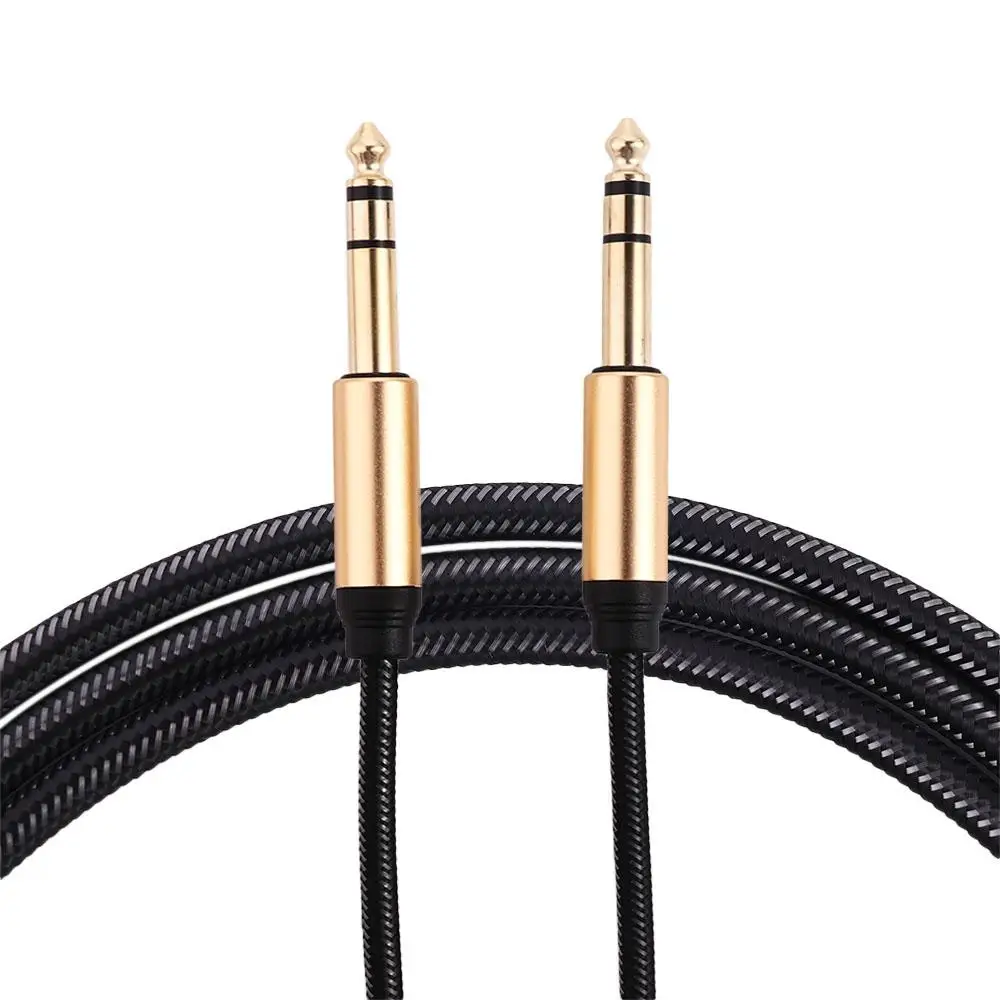 

6.35mm Jack Speaker Cable 1/4" Male TRS Balanced Aux Cable Instrument Guitar Cable Stereo Audio Cable 6.35mm to 6.35mm Cable