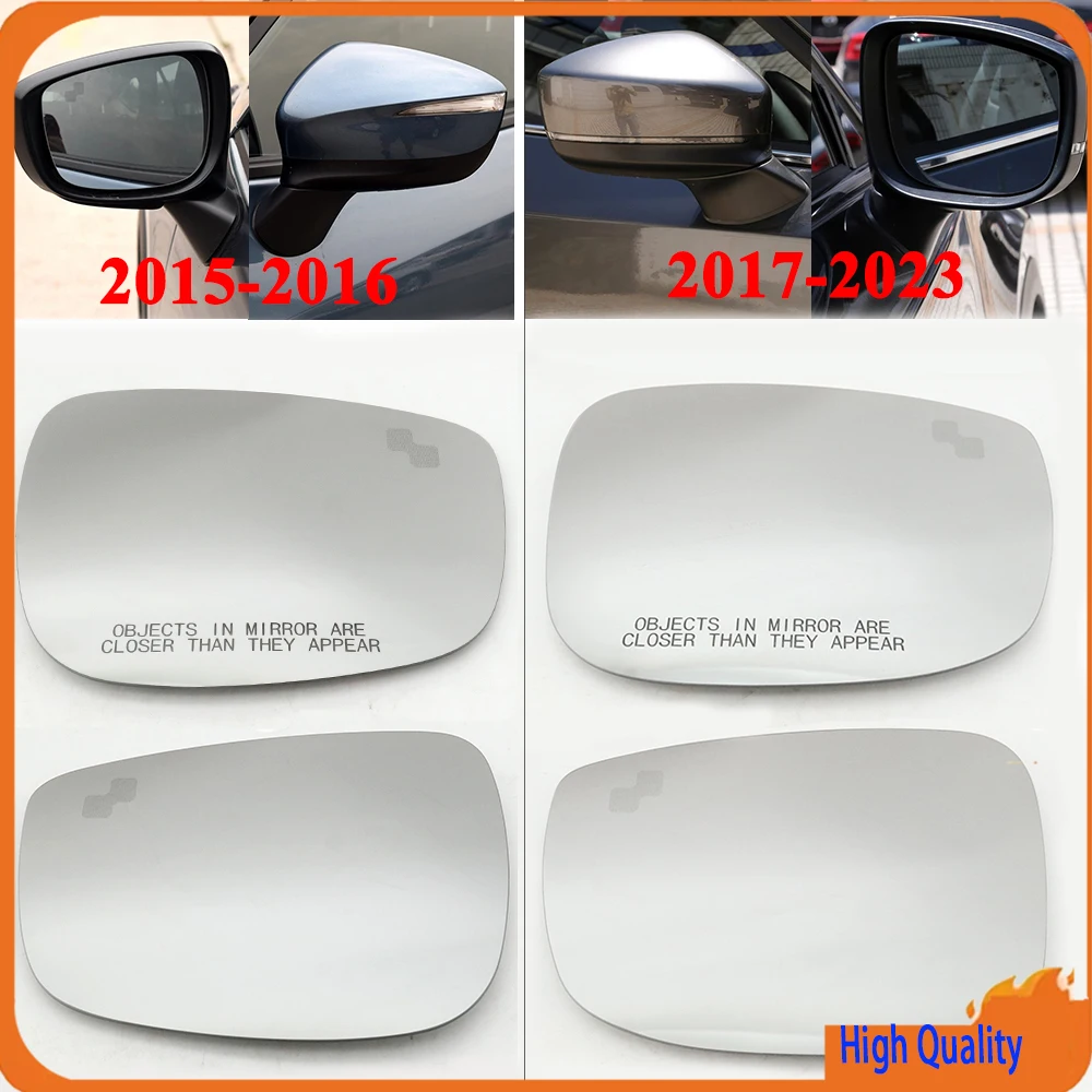 For Mazda CX 5 2015-2016 2017-2023 Exterior Side Door Rear View Mirror Heated Heating Blind Spot Glass Lens