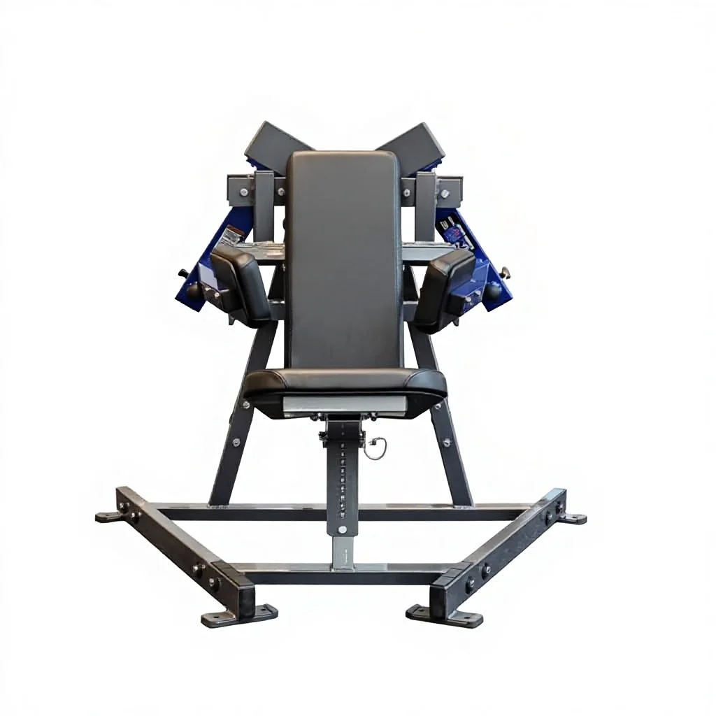 Leg Raise Exercise Machine with Safety Features Steel Construction for Commercial Use