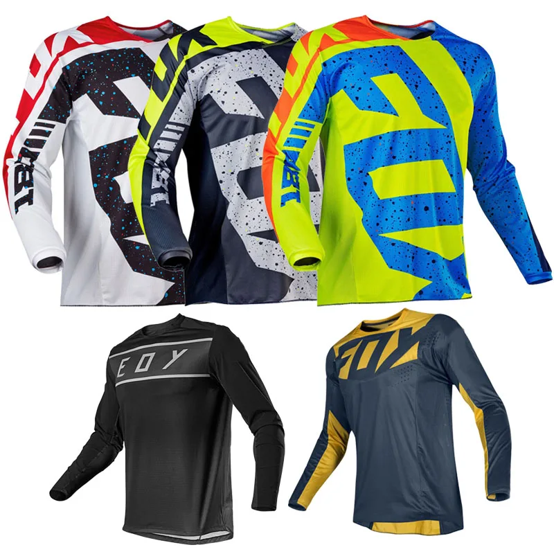 남성용 다운힐 저지 EoyFox 산악 자전거 Mtb 셔츠, 오프로드 Dh 오토바이 모토크로스 스포츠웨어, 자전거 레이싱 사이클링, 2024 