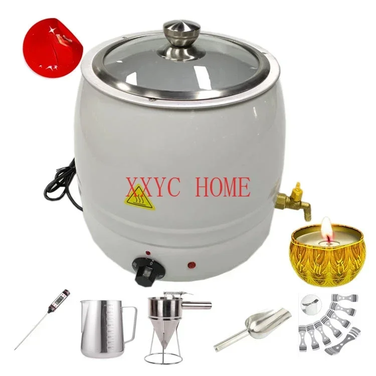 

Electric Melting Candle Wax Melter Contact Customer Service for Freight Large Size Stainless Steel Candle Making Kit Machine