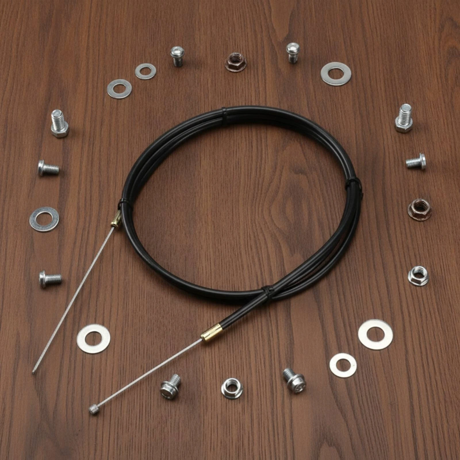 Sheathed Throttle Cable for Small Tiller Engine Control Replacement Part for Farm Equipment Smooth Throttle Response