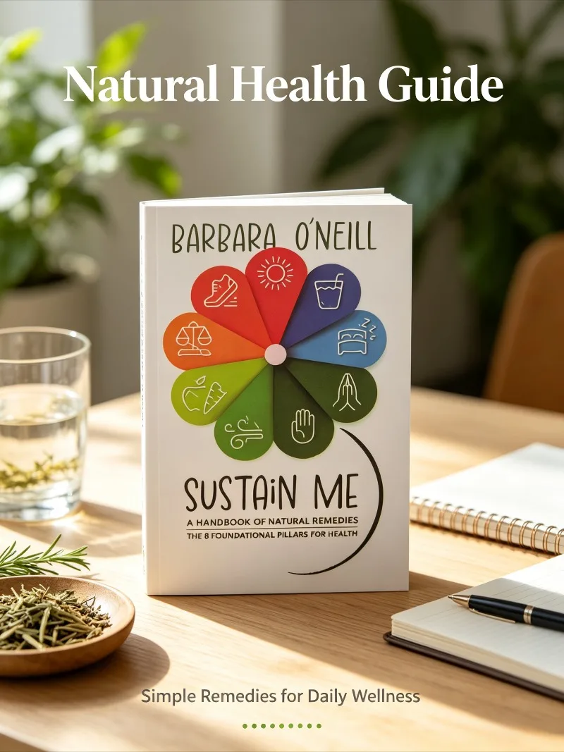 Sustain Me Barbara O'Neill Natural Remedies Handbook 9 Health Pillars Holistic Wellness Natural Healing Self Care Guide