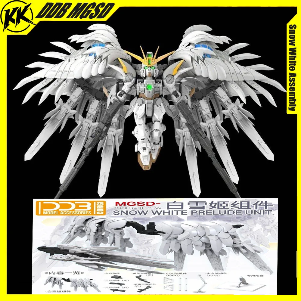 

IN STOCK Ddb Xxxg-00ysw Snow White Assembly Model Mgsd Wing Zero Drei Zwerg Model Accessories Pack Kits Toy Gift Coolectible Toy