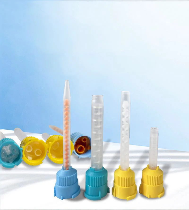 

50 упаковок насадок для смешивания зубов, одноразовые насадки, оттискный материал, силиконовая резина, доставка, продукты для стоматологической лаборатории