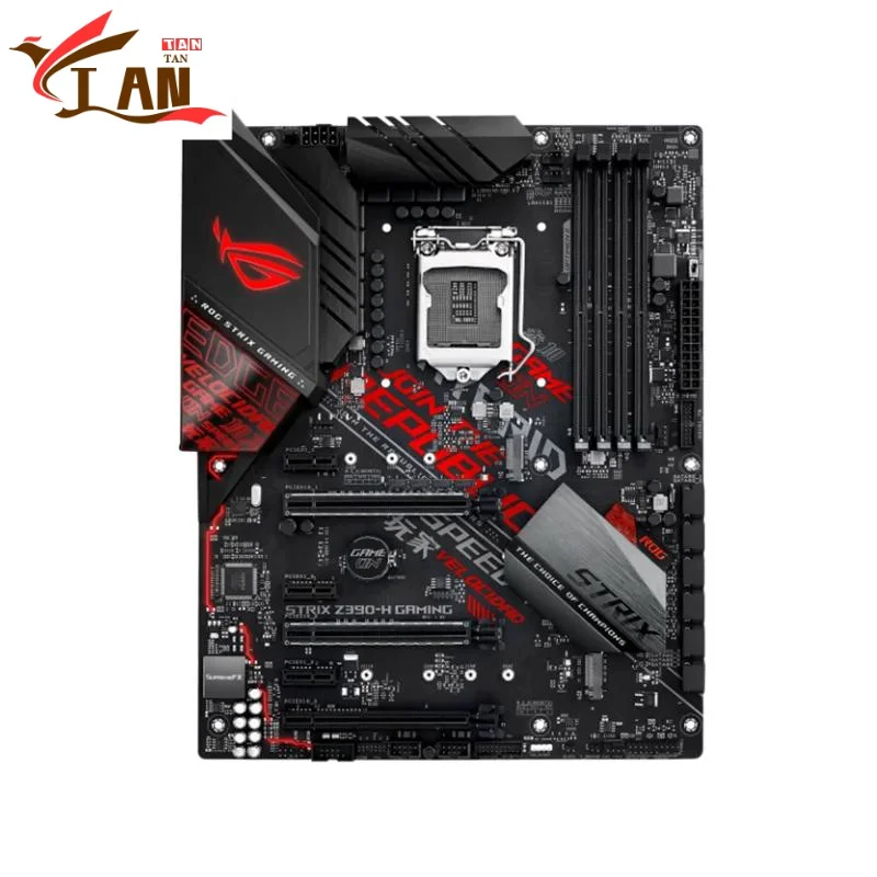 Para ROG STRIX Z390-H placa base para juegos 64GB PCI-E3.0 HDMI M.2 LGA 1151 DDR4 ATX Z390 placa base 100% probado completamente en funcionamiento Tan