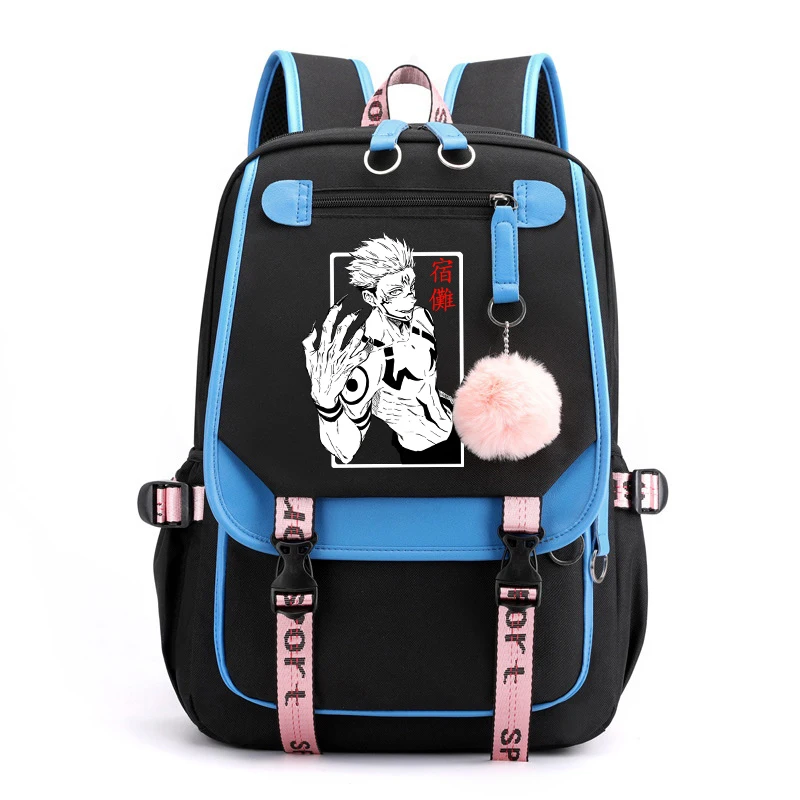 Anime Ryomen Sukuna Print Bookbag Backpack Woman Daypack Teen Boy Girl Bags Laptop/Travel Bags