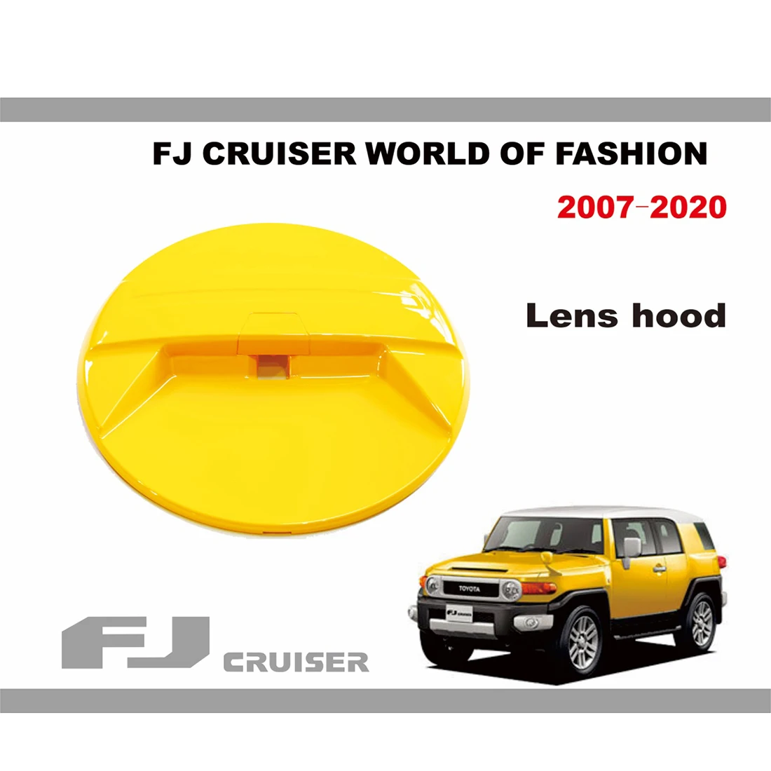 

For Toyota FJ Cruiser Wheel Center Caps Hubcap for Spare Tire With Camera Modified Accessories 2007~2020（Free Fixed Bracket）