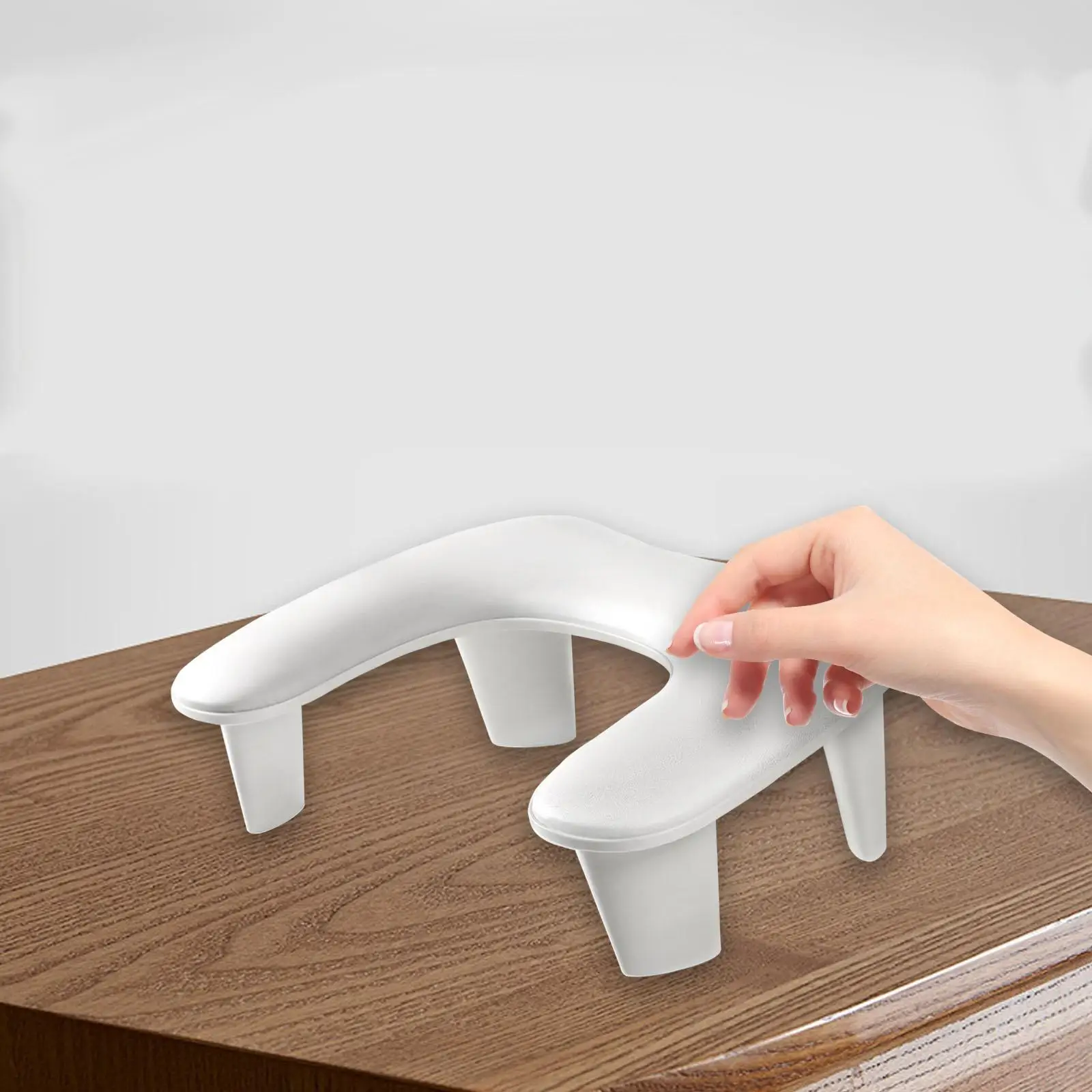 PU Leather Arm Rest Breathable for Personal Acrylic Nails Home DIY