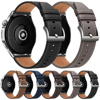 20mm 22mm Leather Strap For TicWatch Pro 3 Ultra GPS/LTE Watch Band for Ticwatch GTX S2 E2 E3 GTH/GTW Soft Replacement Wristband