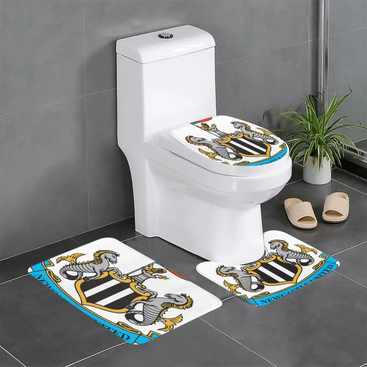 Newcastle United Football Blouses And Toilet mats Bathroom mats Rug Carpet Mat Bath Mat