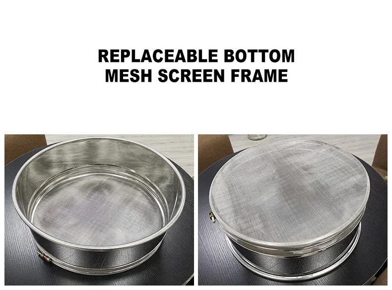 Electric Vibrating Screen Machine Powder Flour Screen Machine Vibrating Screen Machine Small Stainless Steel Soy Milk Filter