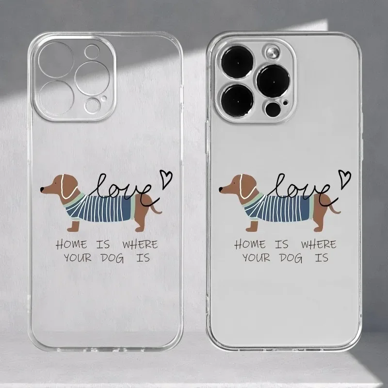 Niedliche Dackel-Handyhülle für Samsung Galaxy S26 S25 S24 S22 S23 Ultra Plus Stoßfeste Schutzhülle S22+ S23+ S24+ S25+ S26+ Hülle – Detail 3