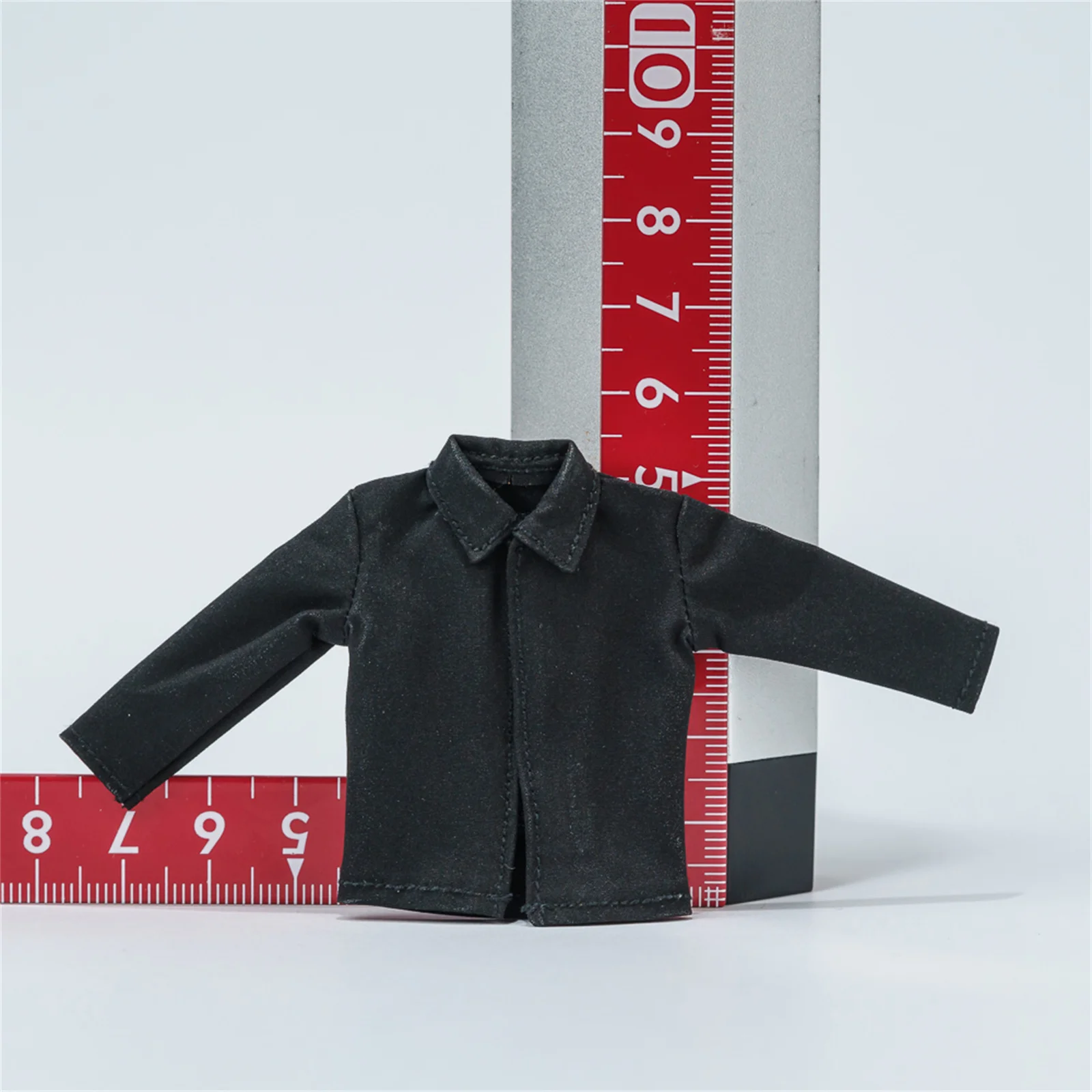 Lungo Frangivento Scala 1/12 Cappotto corto Colletto Giacca Abiti Maschili per 6 '' Anime Jiao Doll Solider Action Figure Personalizza