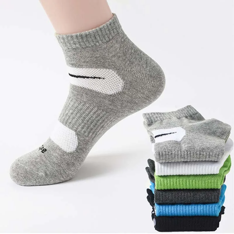 5 Pairs High Quality Lot Man Socks Casual Breathable Socks Men Cotton Socks Run Sports Socks Men Gift Large Size 38-45