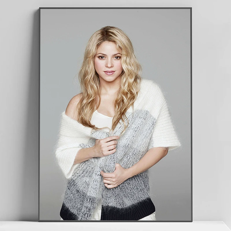 Colombian Singer Shakira Poster Decoration Pictures Room Wall Art Home Decor Print Painting on Canvas Decorative Paintings Decor