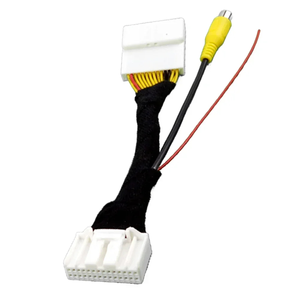 28Pin 12V Car Rearview Camera Adapter Wire For Toyota For Lexus Rear View Camera Cables Harness Parts Car Accsesories