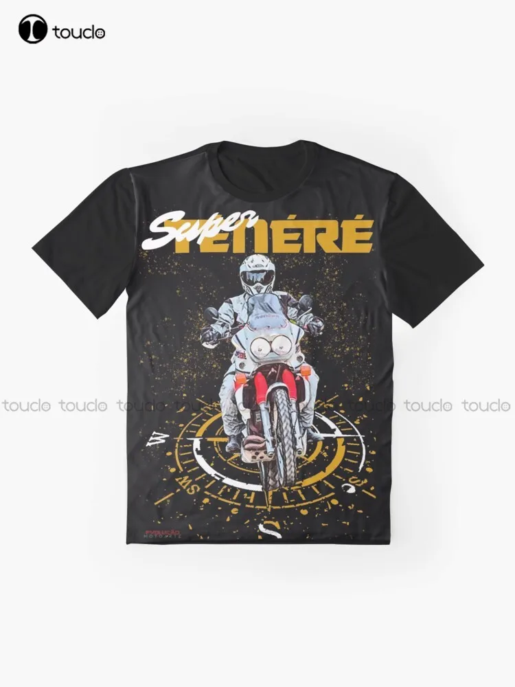 Super Tenere Xtz 750 1994 Chopper, Bikers, Dirt Bike, Cafe Racer, Motorbike, Motorcycles Graphic T-Shirt Fashion Tshirt Summer