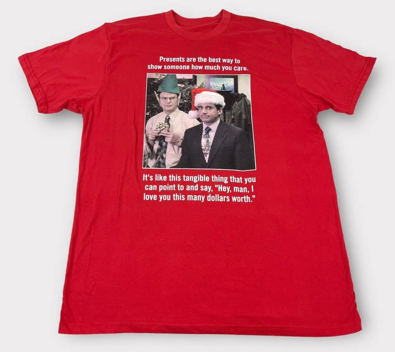 

The Office Holiday Christmas T-Shirt Adult Size X-Large
