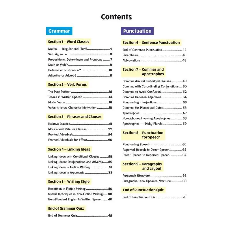 KS2 كتاب سؤال استهداف باللغة الإنجليزية تحدي القواعد الترقيم التهجئة السنة الخامسة كتب CGP المطاطية 9781782949473