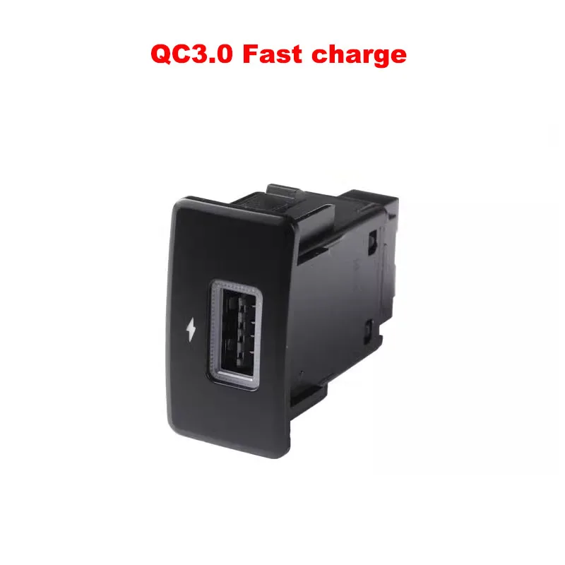 1PC car charger QC3.0 fast charge Interface Socket Fast Car Charger Use For FENGON DFSK GLORY 580 S560