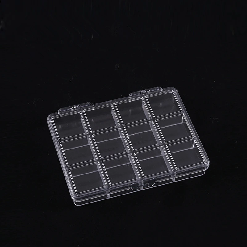 

100pcs Plastic Detachable Storage Boxes Bins for Tools&Jewelry&Fishing Gear Screw Desk Organizer 12 grids storage box