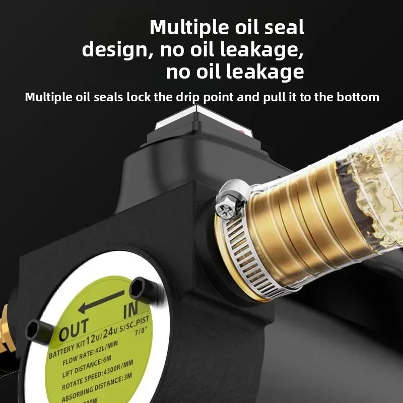 

Durable Lithium Battery Electric Oil Pump Wireless Water Pump Small Self-priming Pump Portable Rechargeable Refueling Machi