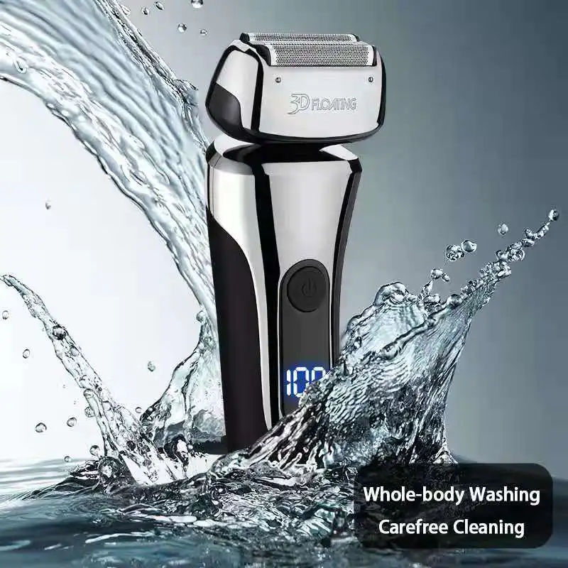 전기 면도기 전기 면도기 빠른 충전 면도기 남성용 수염 면도기 습식-건식 이중 사용 방수 USB