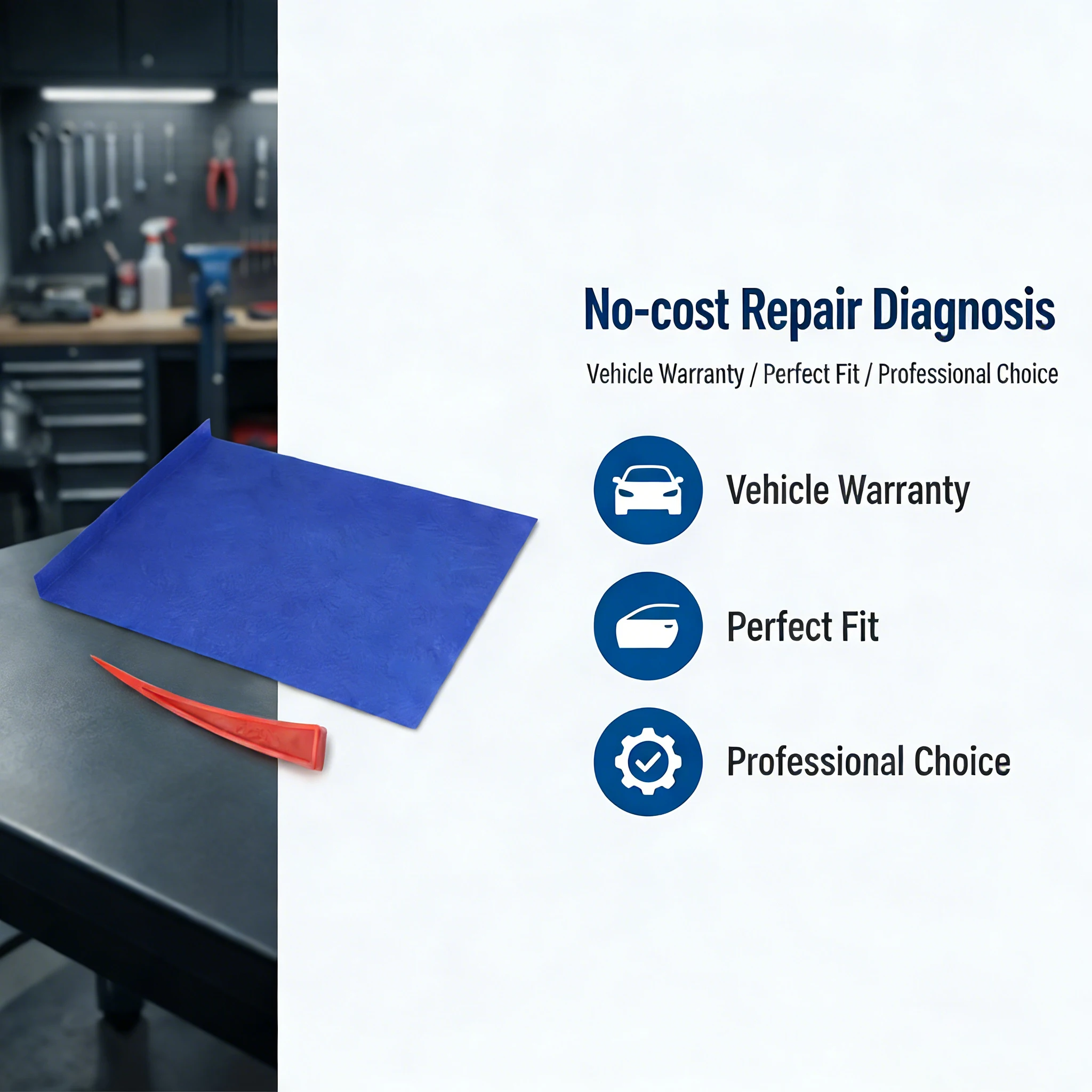 

Auto Dent Repair Assistant Guard Plate, Window Glass Protection Board, No-Scratch Tool for Paintless Repair