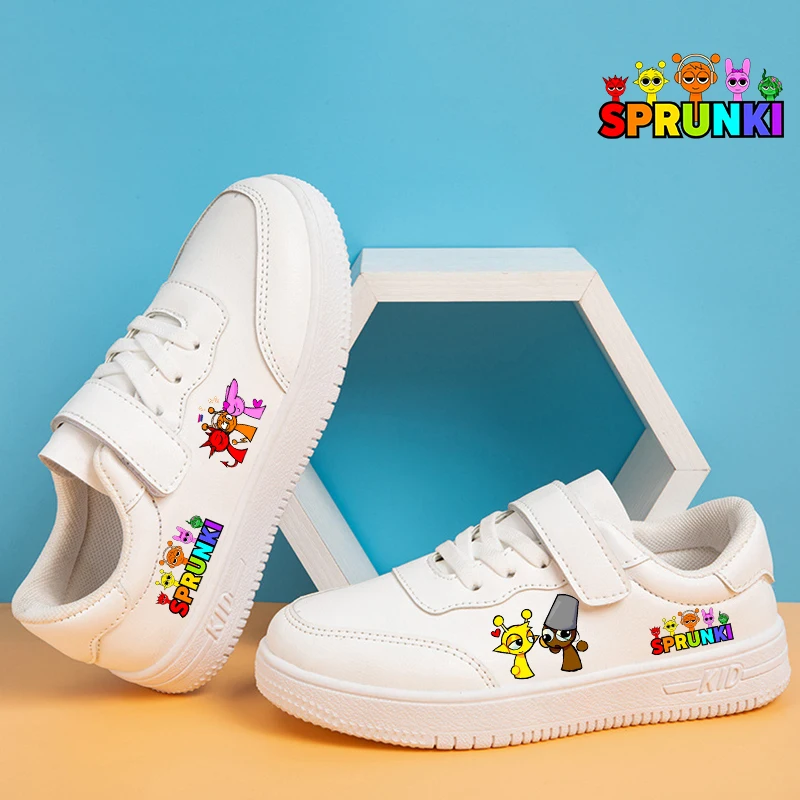 

New Sprunki Kawaii Boy Girl Sneakers Cartoon Anime Pattern Sport Basketball Shoes Cute Fashion Casual Running Sneaker Footwear