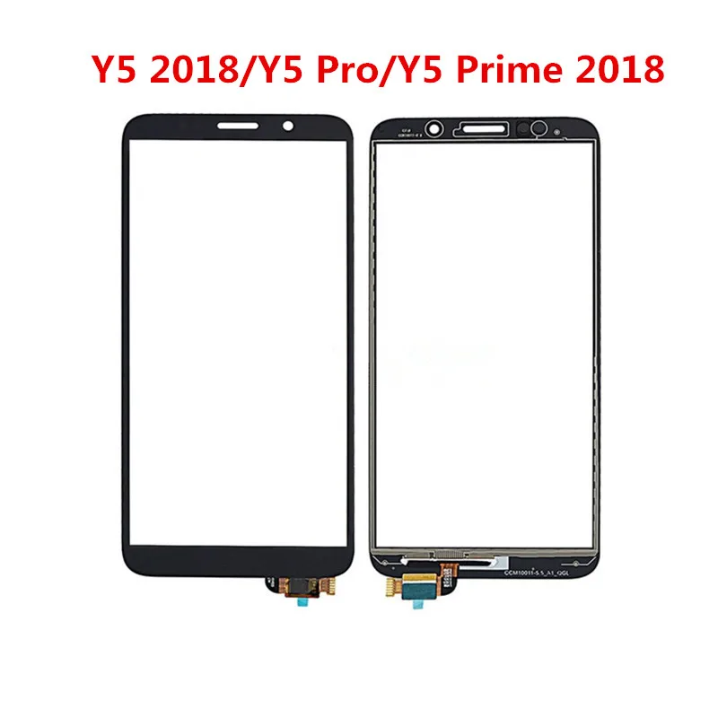 Outer Screen For Huawei Y6S Y5 Y6 Y7 Pro Prime 2018 2019 Digitizer Sensor Touch Panel LCD Display Front Glass Repair Parts