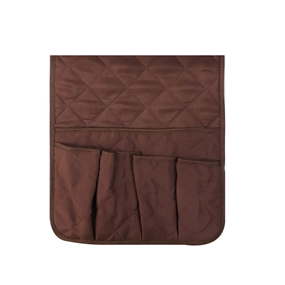 

Dark Coffee Waterproof Sofa Armrest Storage Organizer Large Pocket for Remote Magazine Holder Couch Armchair Sofa Pocket