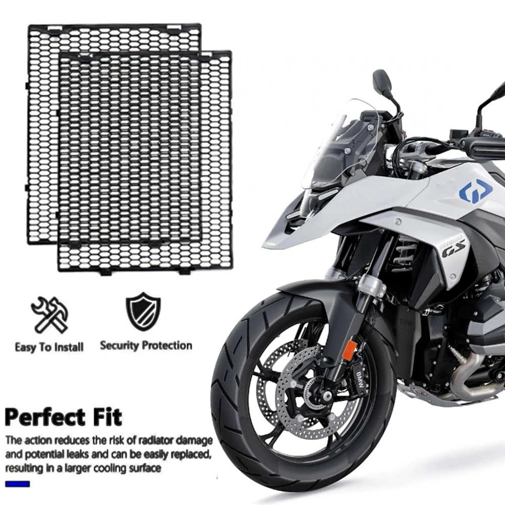 ل BMW R1300GS R 1300 GS R1300 GS GS1300 R 1300GS 2023 2024 دراجة نارية اكسسوارات شبكة المبرد غطاء حماية حامي