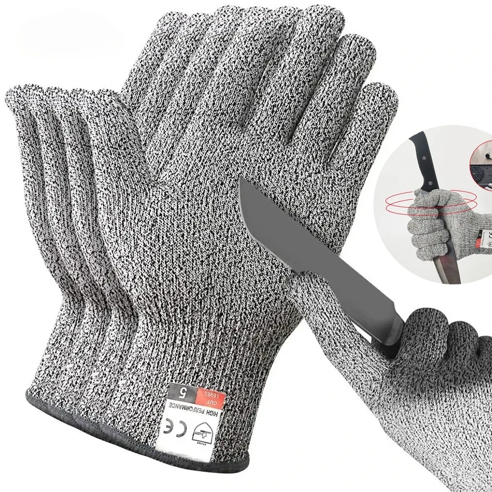 High-strength Industry Kitchen Gardening Anti-Scratch Anti-cut Glass Cutting Multi-Purpose HPPE Level 5 Safety Anti Cut Gloves
