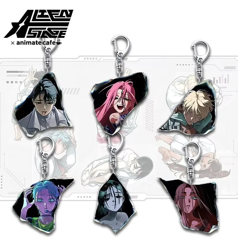 Alien Stage Ivan Till Fashion Anime Acrylic Key Chain Kawaii Backpack Pendant Ornament Mobile Phone Chain Key Pendant Charm Gift