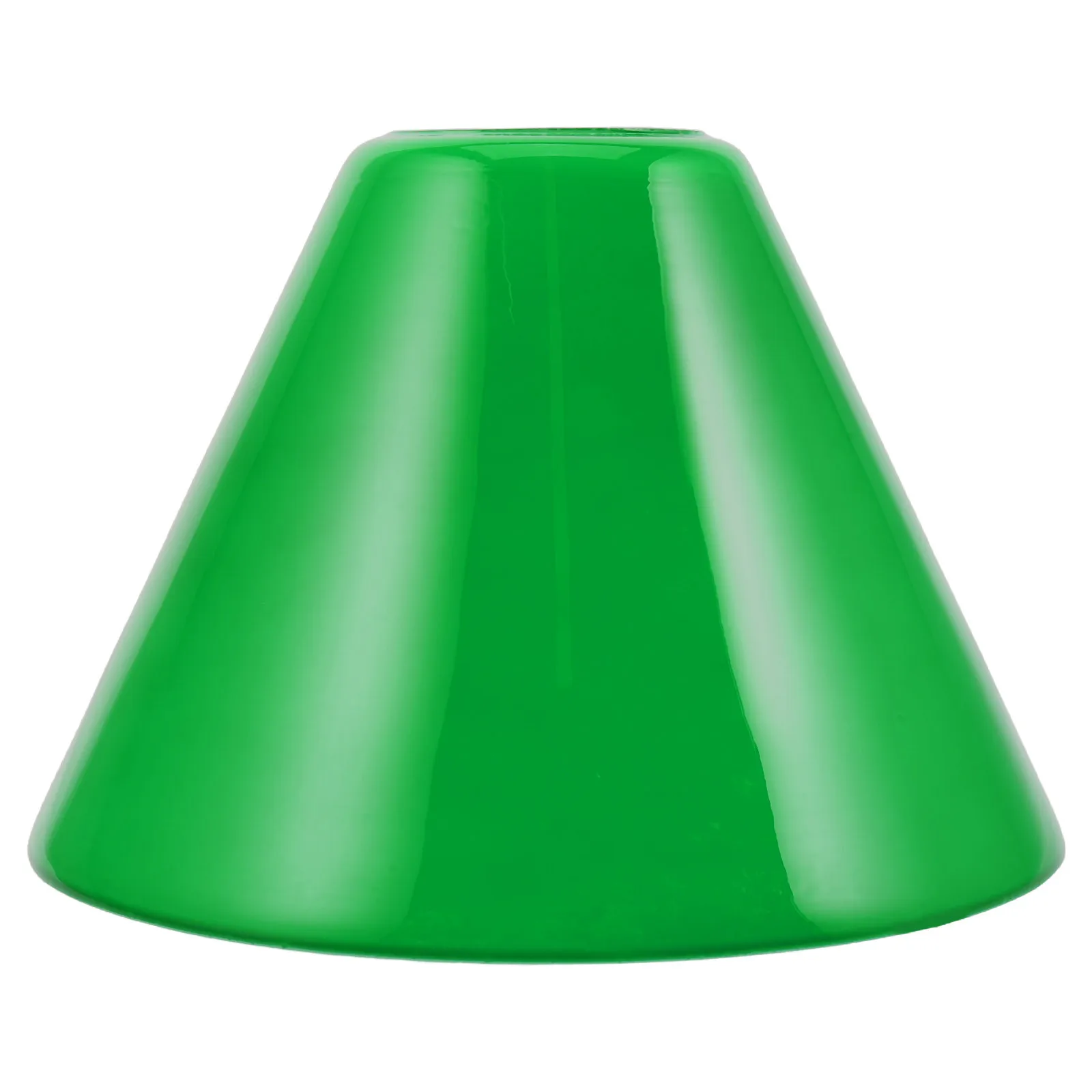 

Vintage Green Glass Lampshade 6.48x4.52x4.52in Retro Light Accessories Table Lamps Chandelier Fixture Replacement