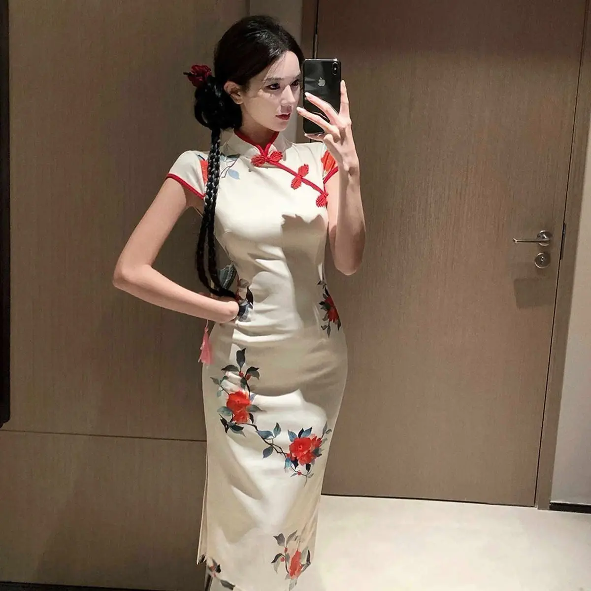 vestido-qipao-de-verao-com-manga-curta-vestido-a-line-slim-de-cintura-alta-vestido-elegante-estilo-chines-jovem-para-mulheres