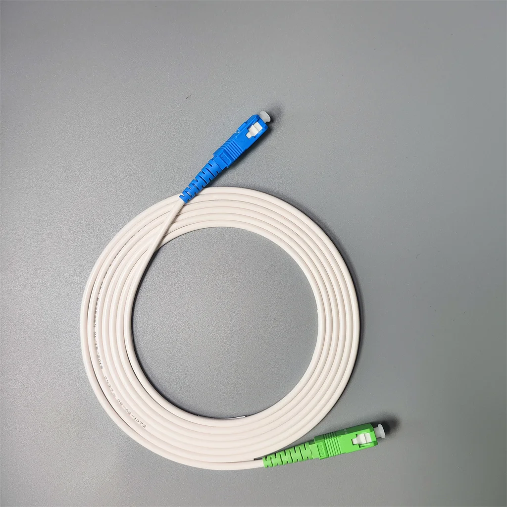 2M Fiber Optics Cable Single Mode G657A2 SC/APC-SC/UPC Indoor Opitcal Fiber cable FTTH LSZH Fibra Optica Extension Cord